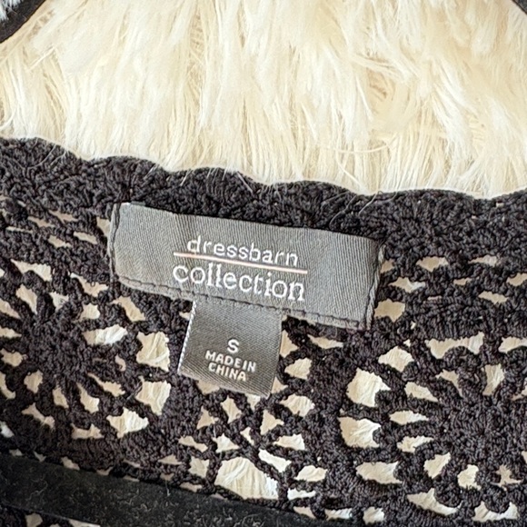 Dressbarn Black Crochet cardigan - Picture 3 of 8